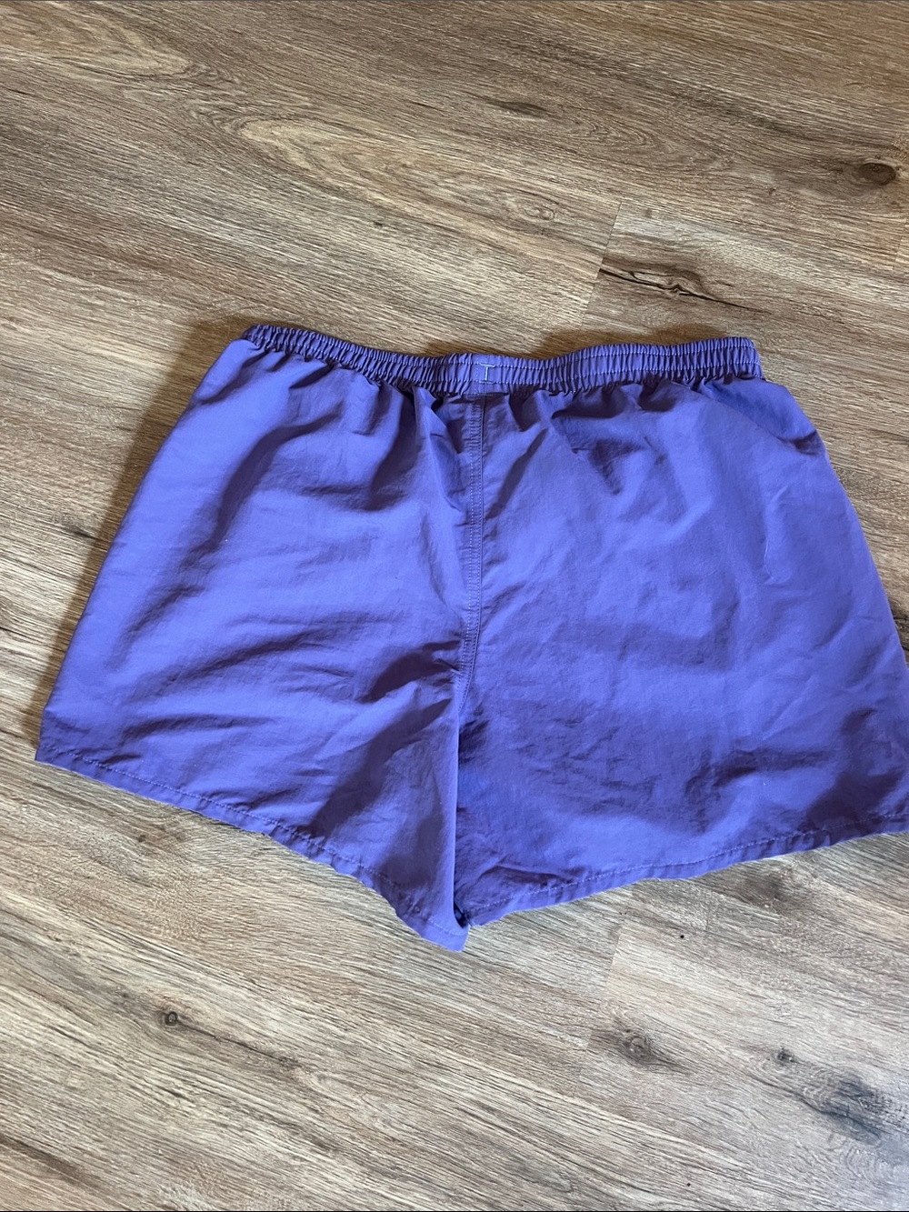 Patagonia Purple Womens Shorts with Blue Waistband Accent - Picture 6 of 6